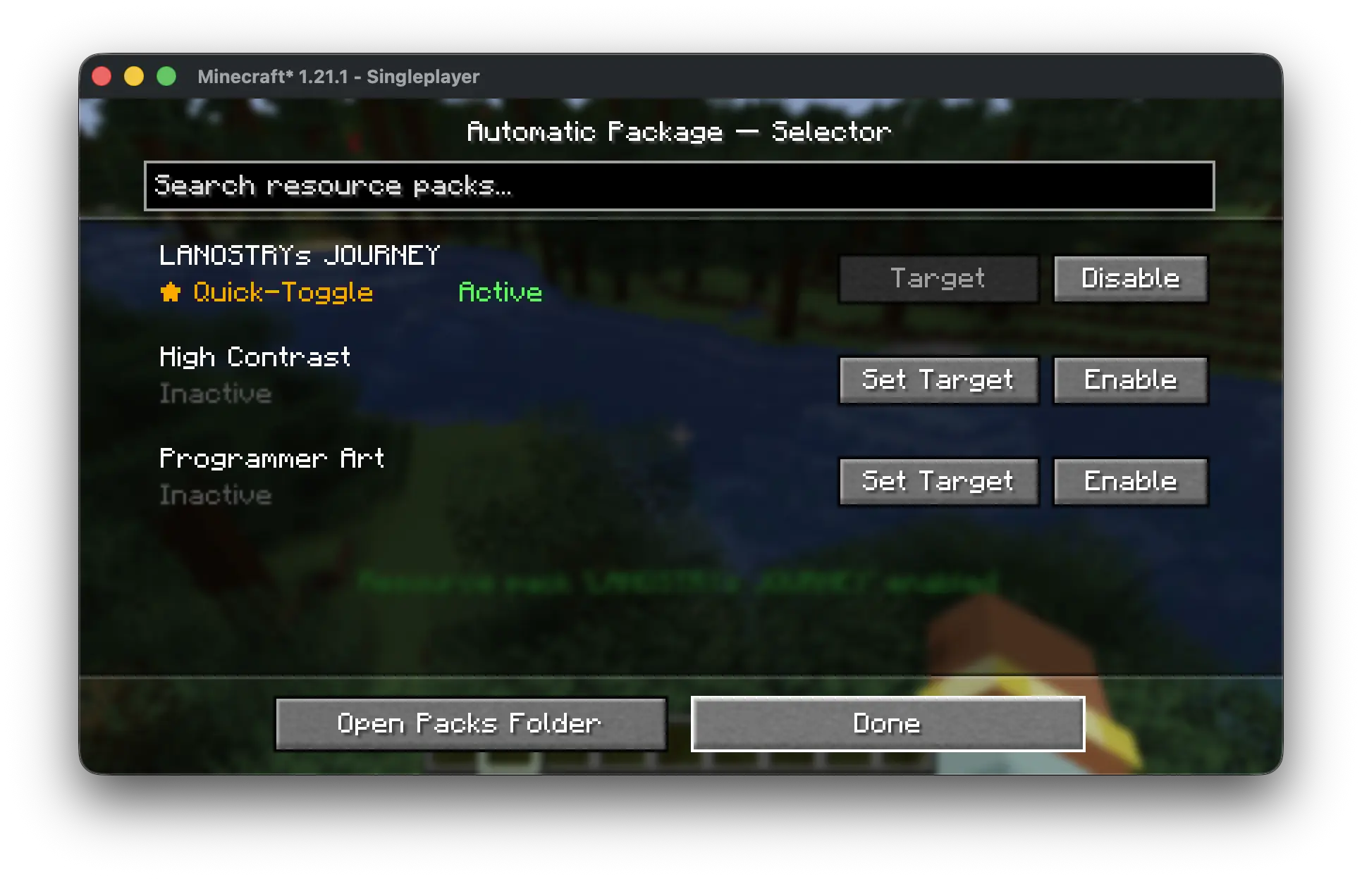 MC Automatic Package